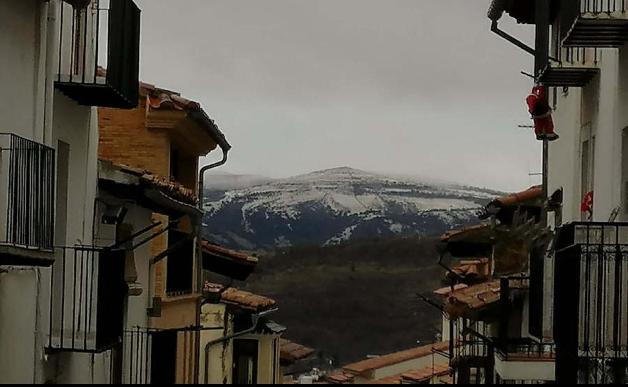 Nieve en Morella.