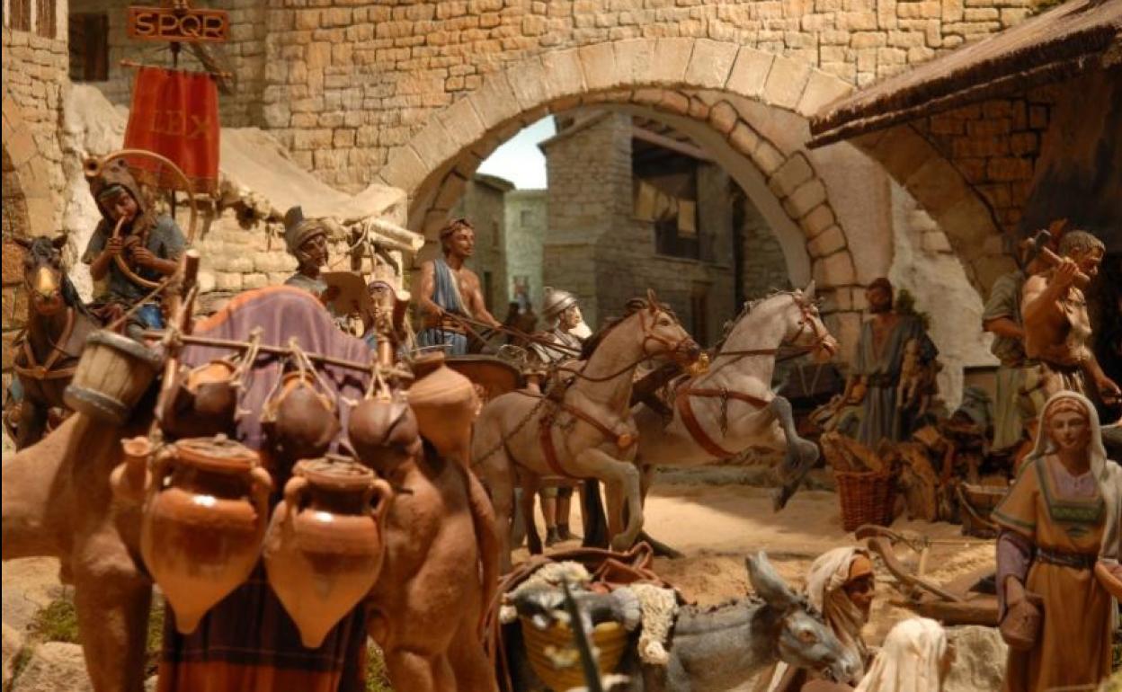 Figuras del belén de la Catedral de Valencia en una imagen de archivo.
