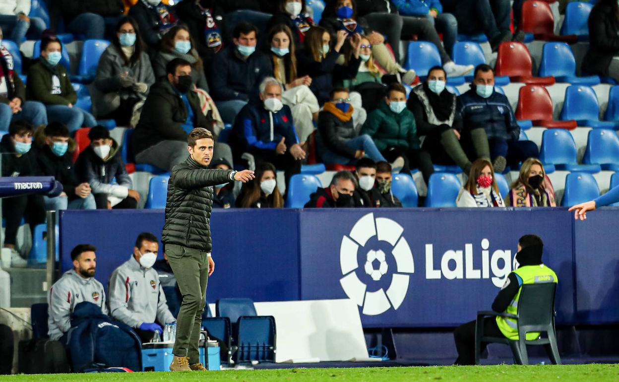 Alessio Lisci, durante el partido contra Osasuna.