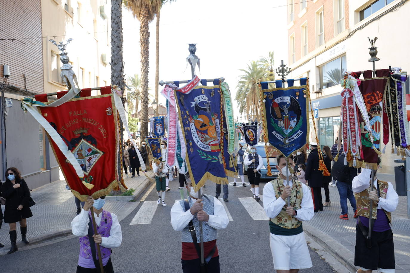 Fotos: Homenaje a la Senyera en Valencia