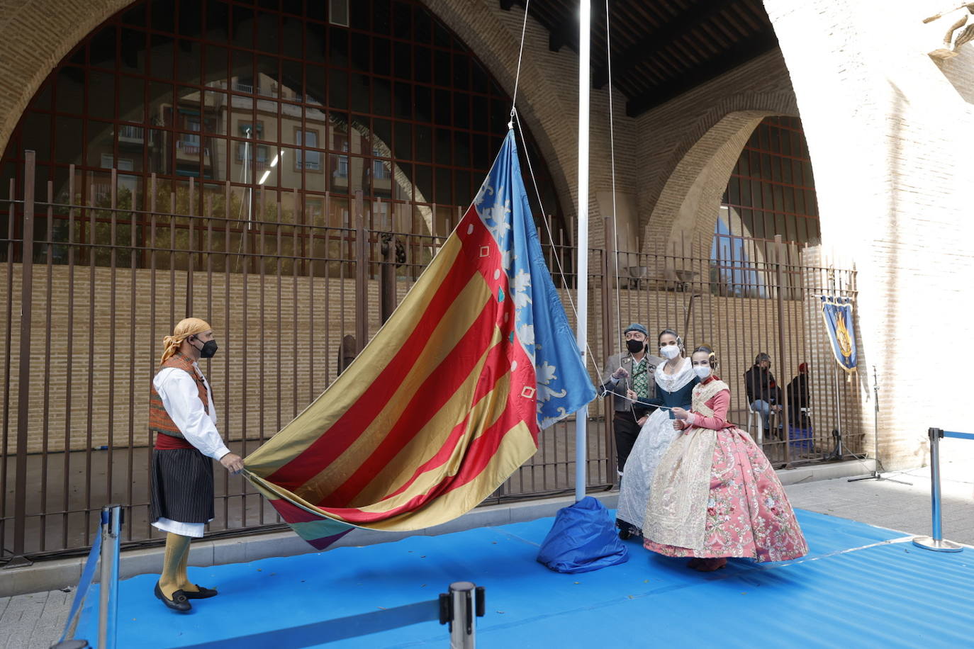 Fotos: Homenaje a la Senyera en Valencia