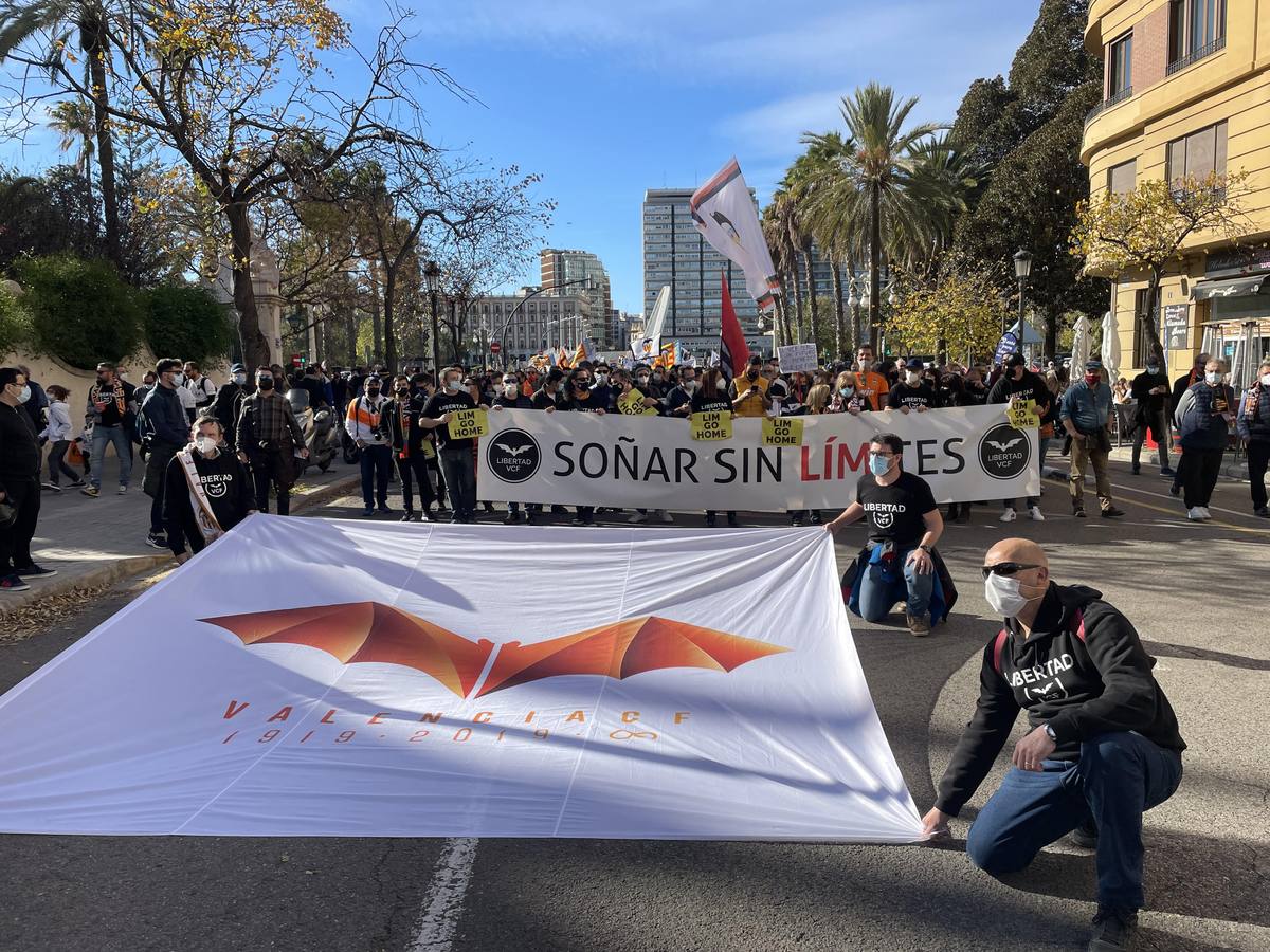 Miles de personas han acudido a la manifestación contra Peter Lim. 