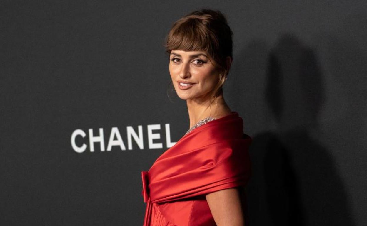 La actriz Penélope Cruz en su homenaje en el MoMa.