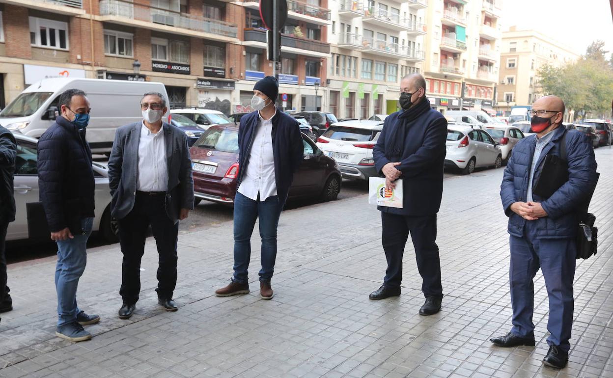 Accionistas asistentes a la junta del Valencia CF.