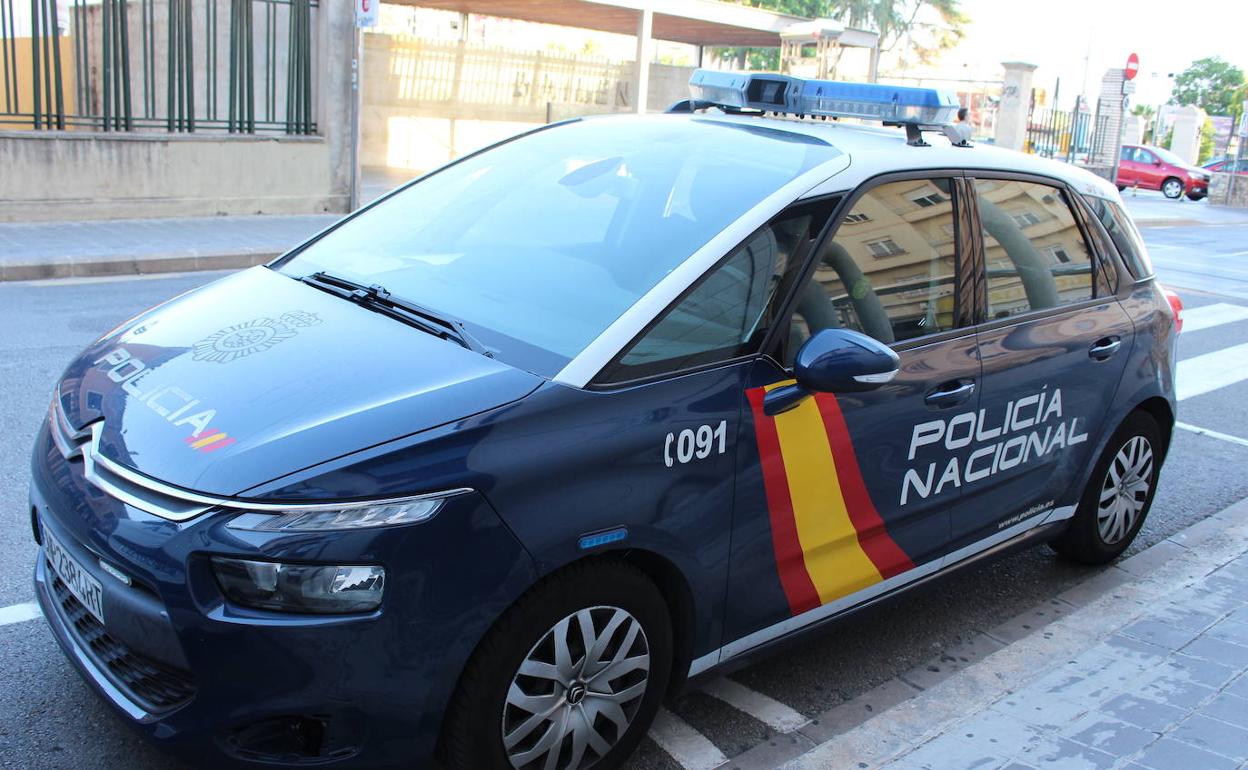 Coche de la Policía Nacional.