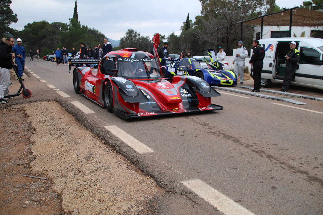 Fotos: Espectacular subida al Garbí con 60 coches por la Calderona