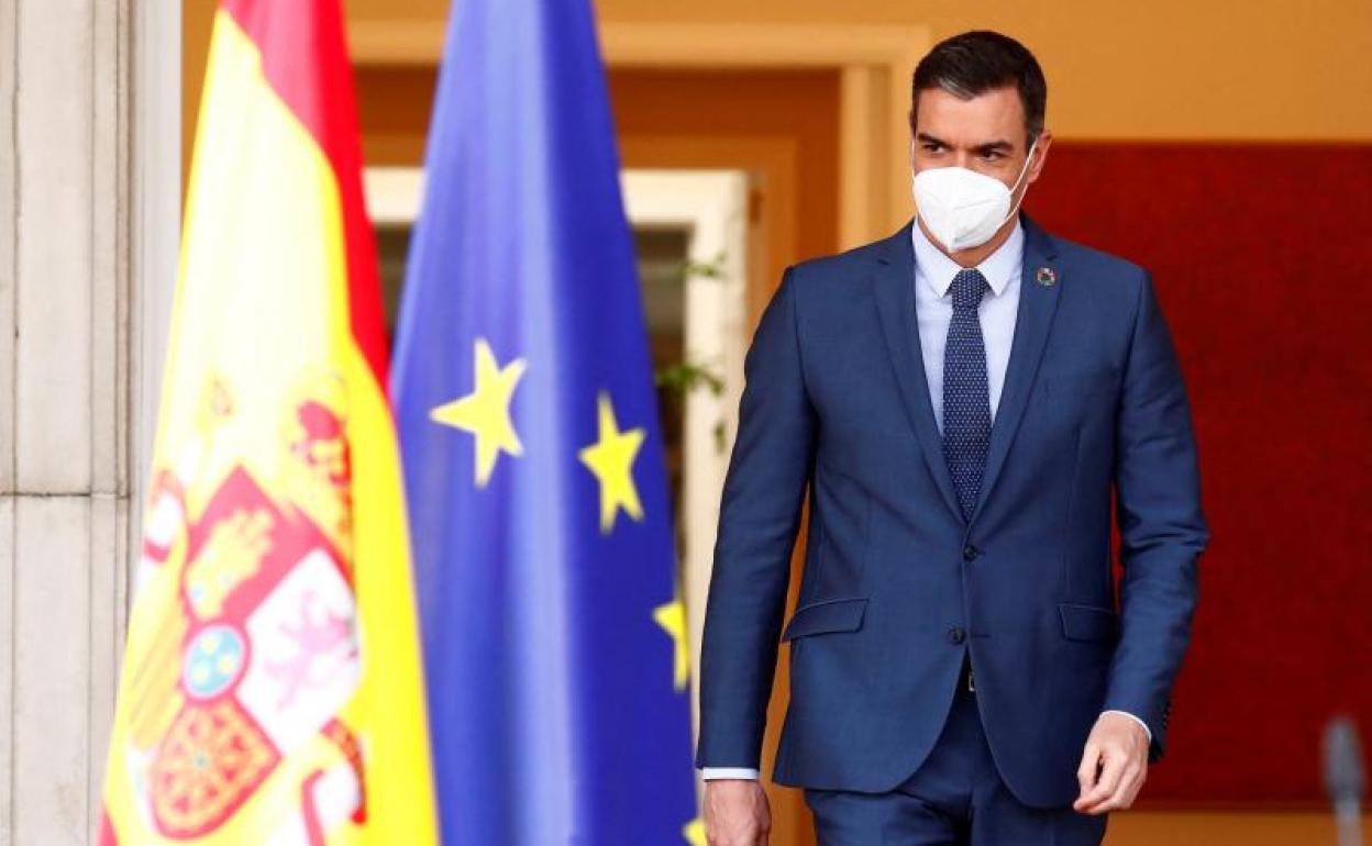 Pedro Sánchez en Moncloa.