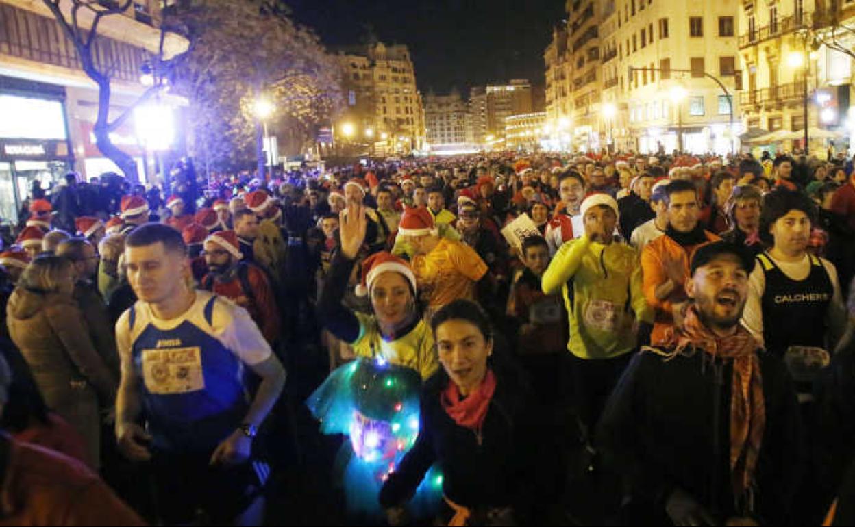 San Silvestre en Valencia.