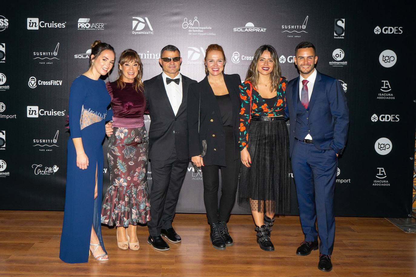 Rocío de Zárate, Clara Castelló, David Casinos, Carolina Ferre, Nerea Sanfe y Borja Chenoll.