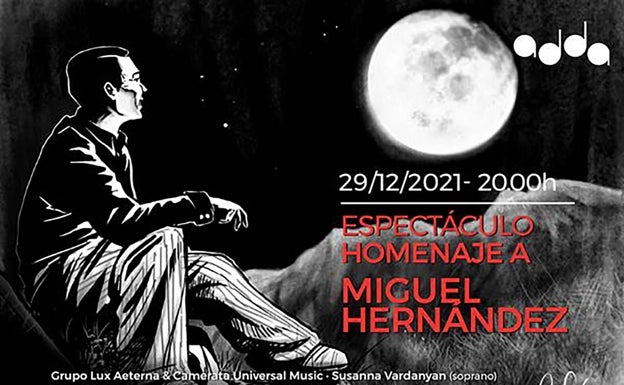 El homenaje al poeta tendrá lugar este miércoles 29 de diciembre a las 20.00 horas. 