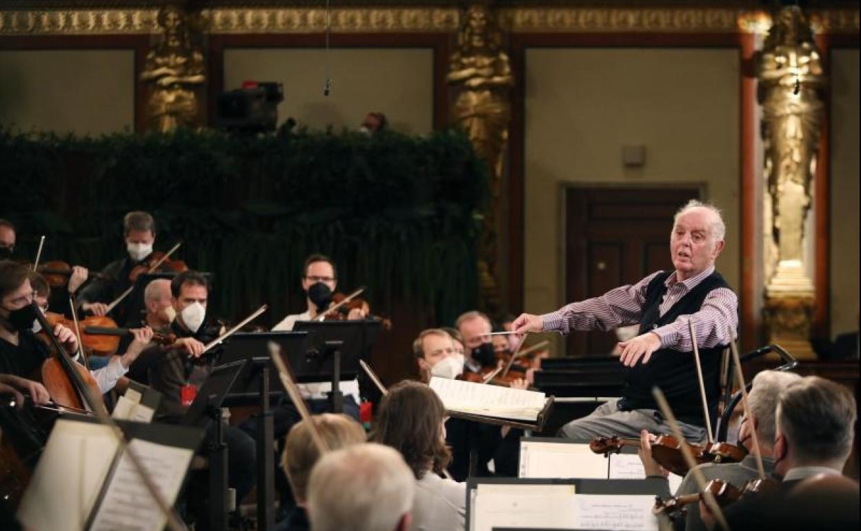 Ensayo de la Filarmónica de Viena para el tradicional Concierto de Año Nuevo 2022