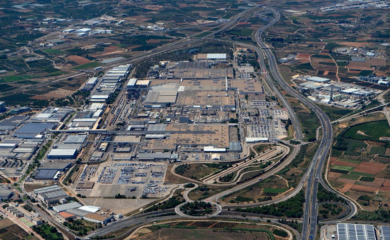 Vista aérea de los terrenos de la factoría Ford.