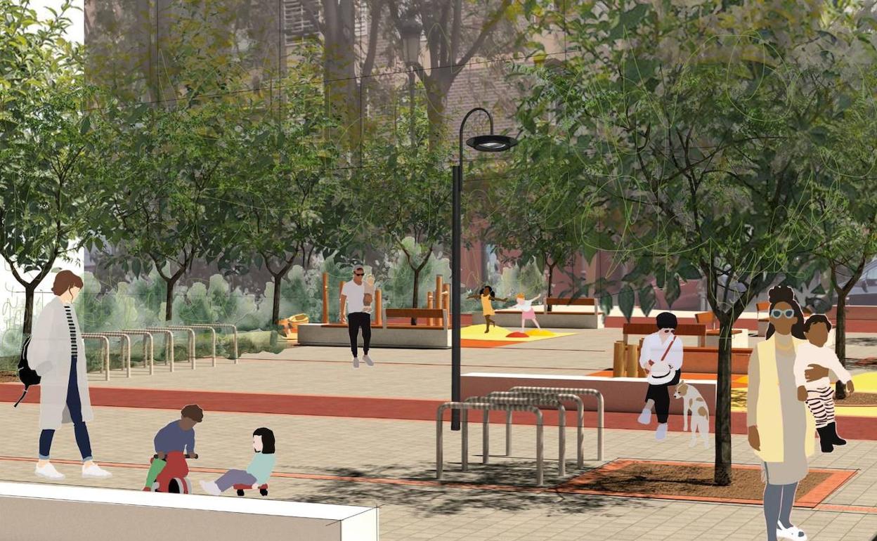 Qué hacer con niños en Valencia | Nuevo parque en Valencia: el Ayuntamiento crea un jardín frente al colegio Ciutat de Bolònia