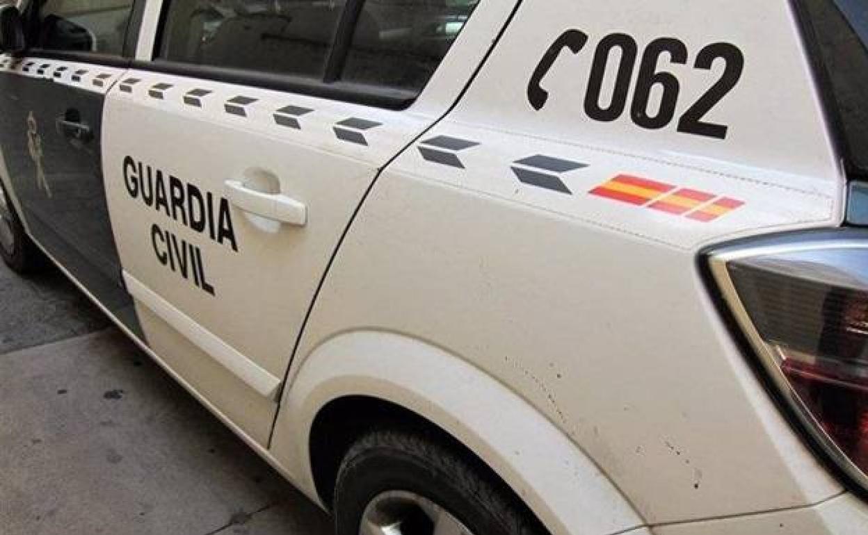 Un vehículo de la Guardia Civil. 