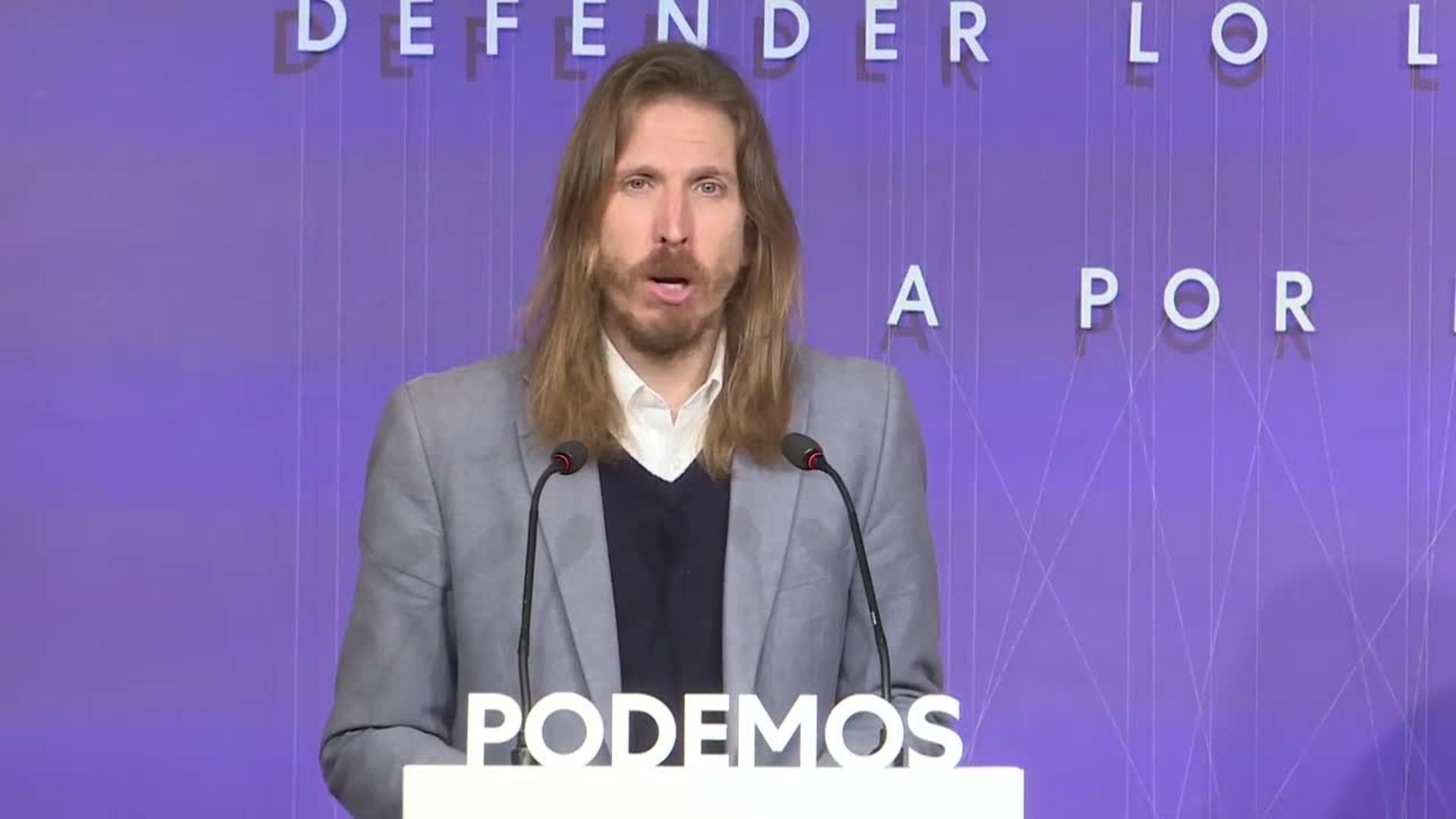 Podemos acusa a Sánchez de dar pábulo a bulos contra Garzón y reivindica "lealtad"