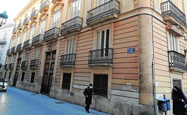 Tremolar. Palau del Tremolar en el centro de Valencia, donde van a empezar las obras de rehabilitación en breve. 