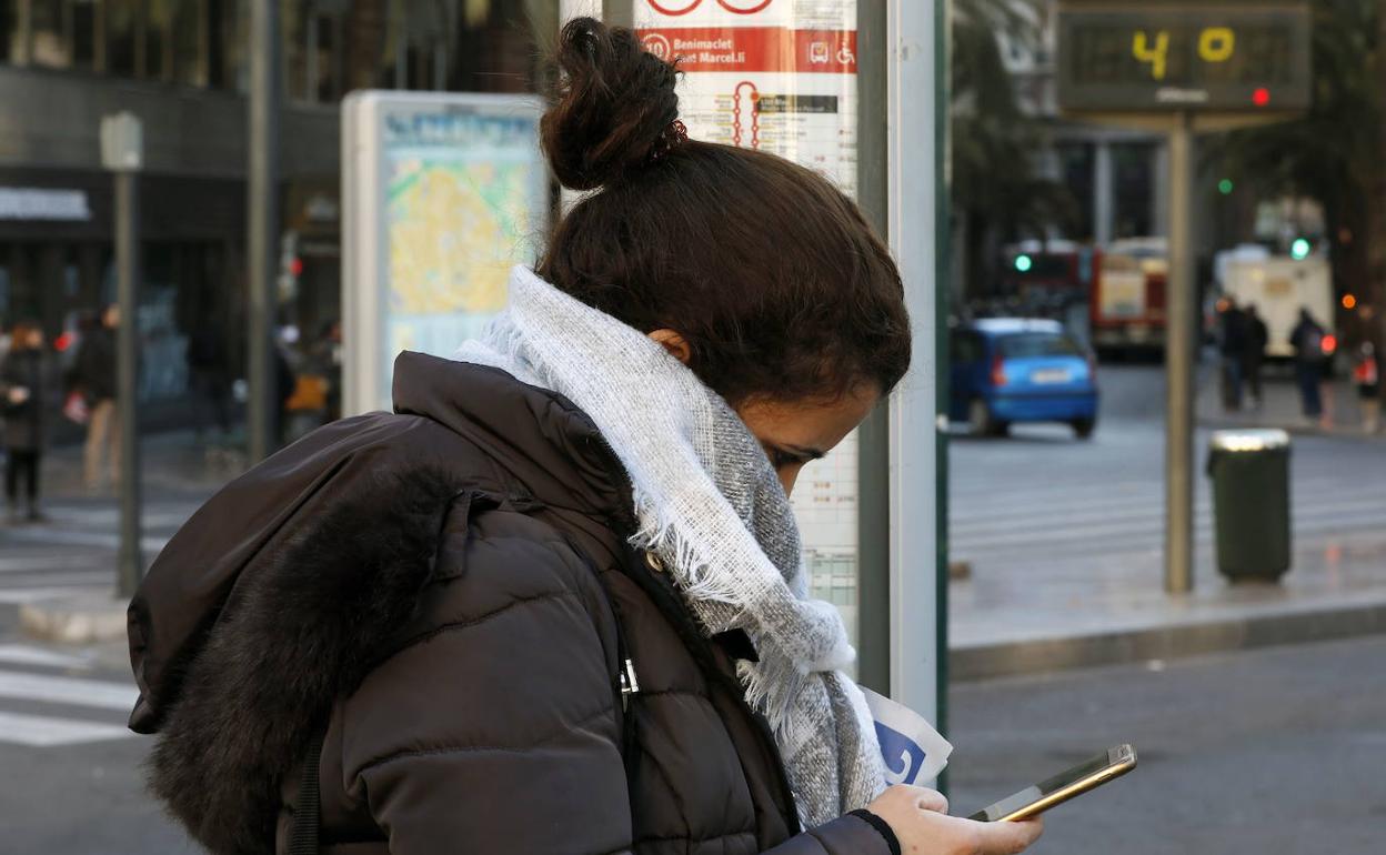 El frío llega a Valencia, con las mínimas más bajas de lo que llevamos de año. 