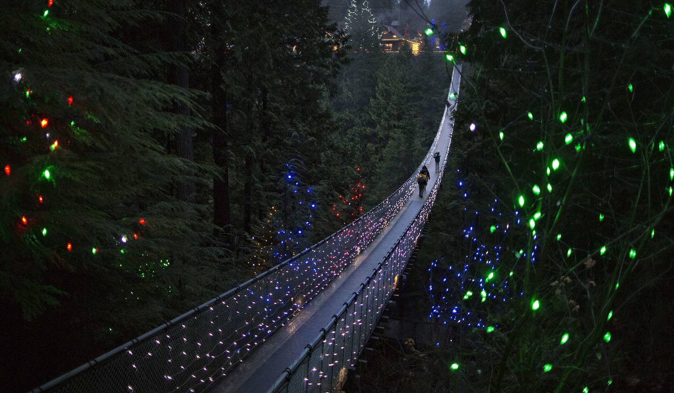 Puente colgante de Capilano (Vancouver).