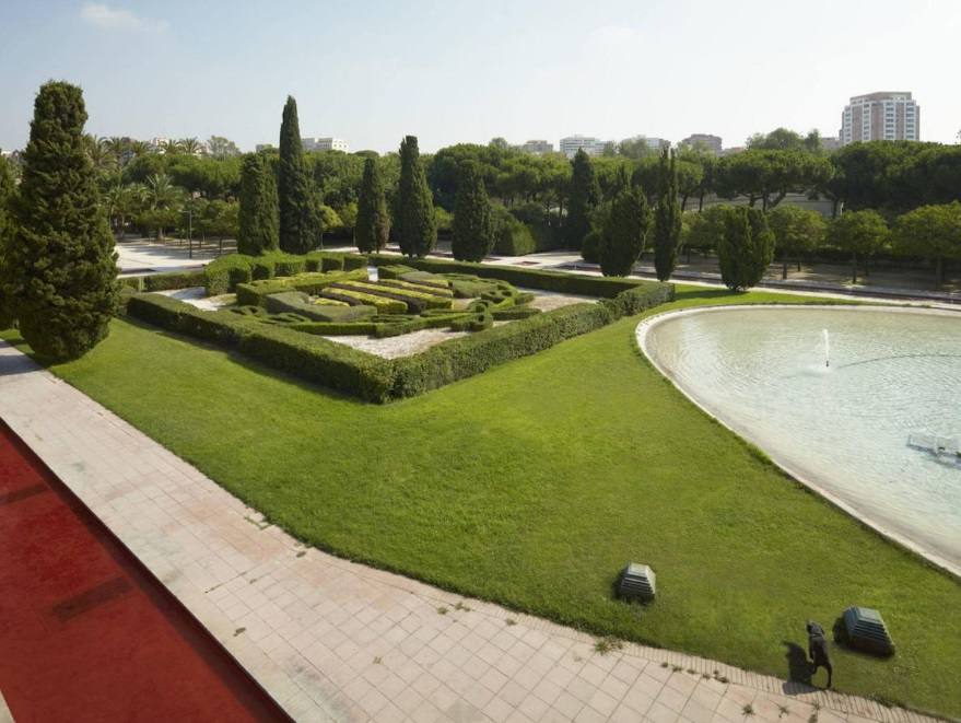 Tramo XI del jardín del Turia.