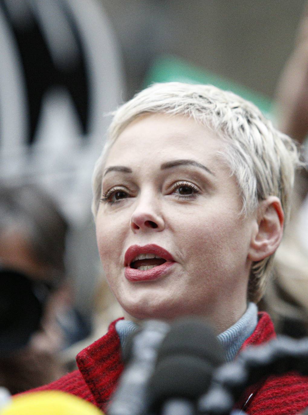 La actriz Rose McGowan en la actualidad.