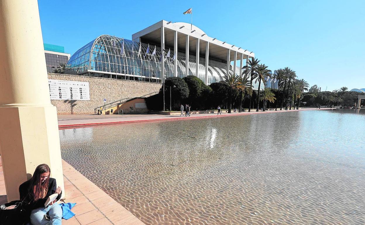 El Palau de la Música, cerrado y sin actividad desde que julio de 2019, espera las obras de reforma. 