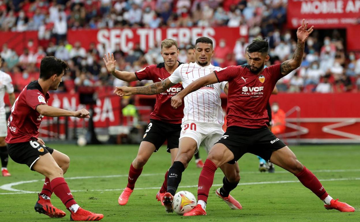 Partido de ida en el Sánchez Pizjúan