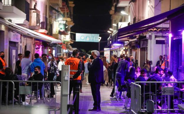 Una zona de bares en Cataluña. 