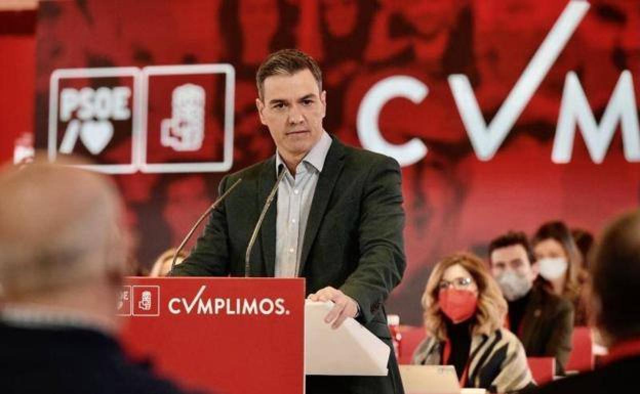 El presidente del Gobierno, Pedro Sánchez