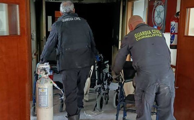 La Guardia Civil investiga si hubo sobrecarga de vatios en la regleta de la residencia de Moncada