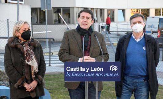 Alfonso Fernández Mañueco, en un acto electoral. 