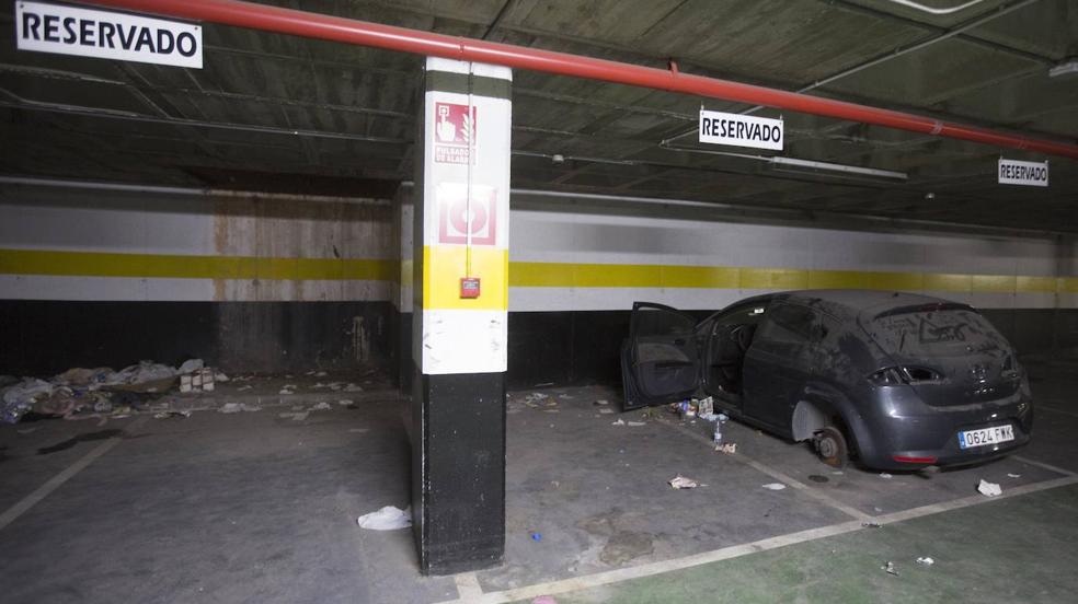 El parking de los horrores está en Valencia