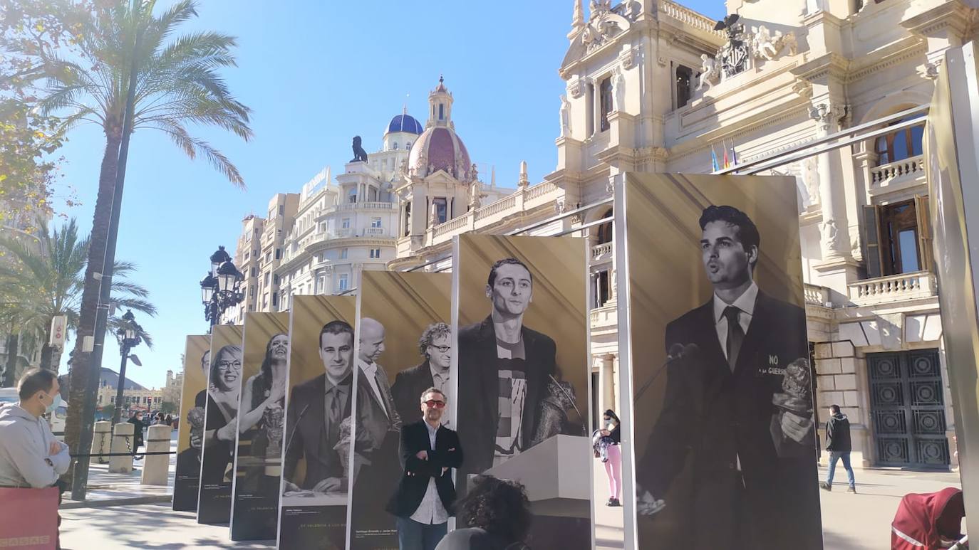 Fotos: Los Goya transforman la plaza del Ayuntamiento de Valencia