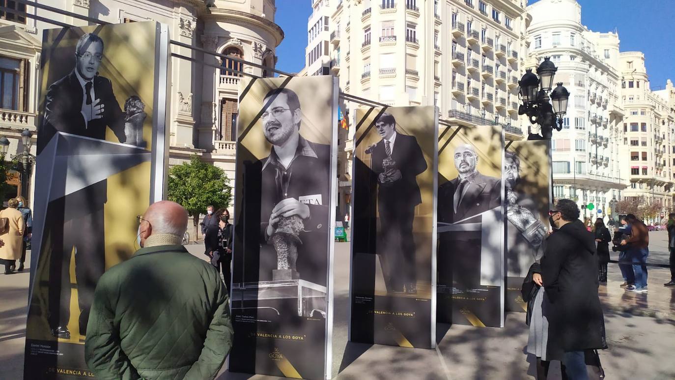 Fotos: Los Goya transforman la plaza del Ayuntamiento de Valencia