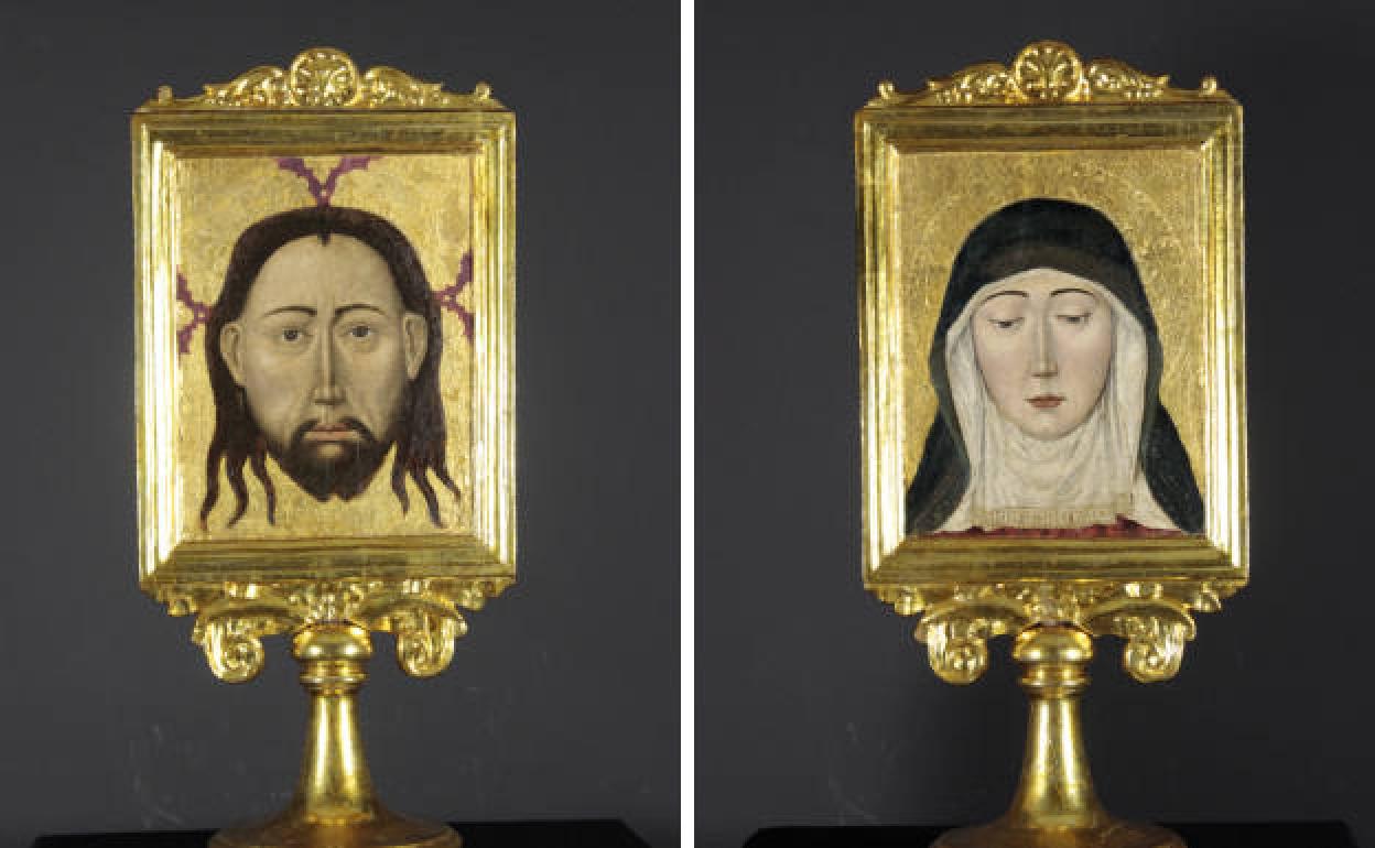 Anverso y reverso de la pieza ya restaurada. 