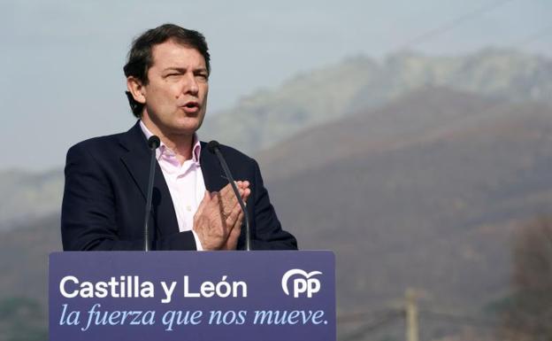 Alfonso Fernández Mañueco, candidato del PP. 