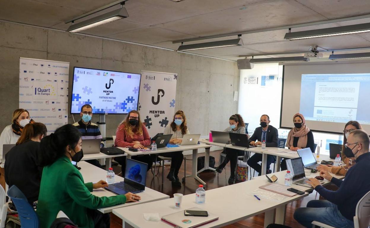 La reunión del proyecto europeo celebrada en Quart de Poblet. 