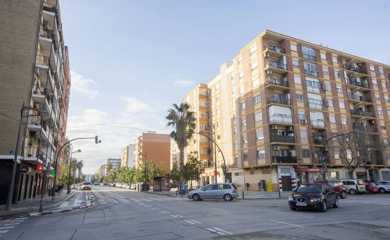 Barrio de Malilla en Valencia. 