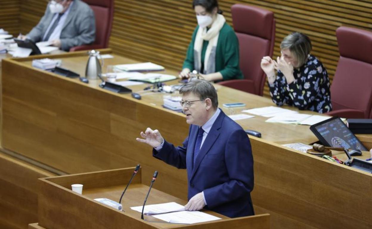 Sesión de control en Les Corts | Puig esquiva los asuntos espinosos en Les Corts