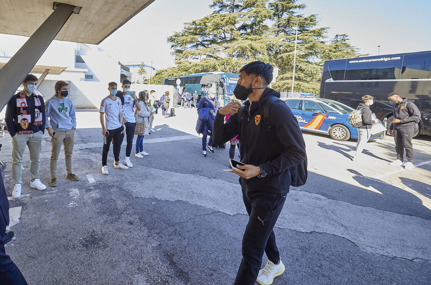 Fotos: La expedición valencianista viaja a Bilbao