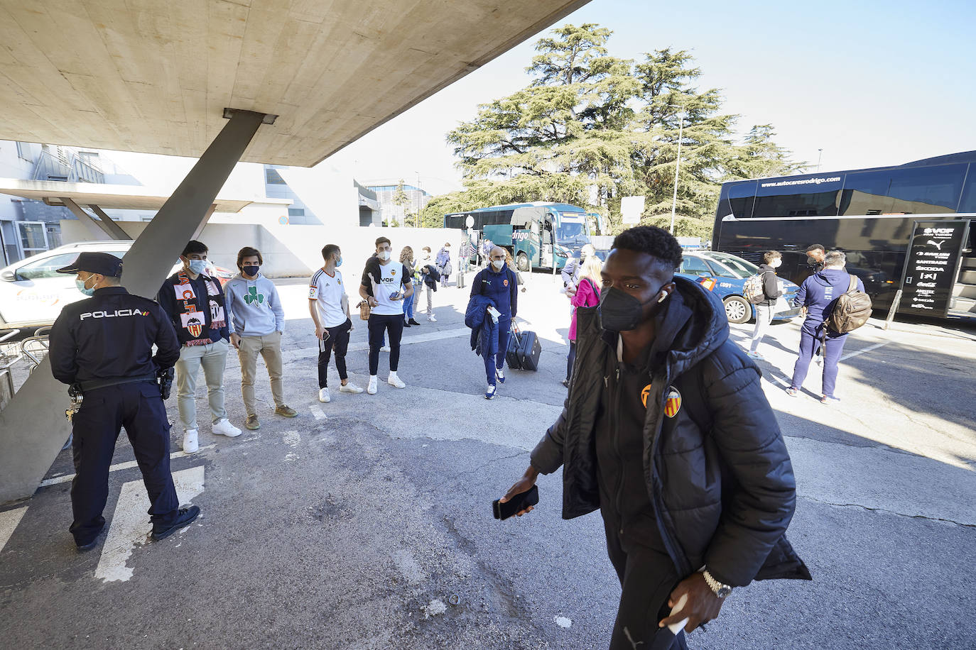 Fotos: La expedición valencianista viaja a Bilbao