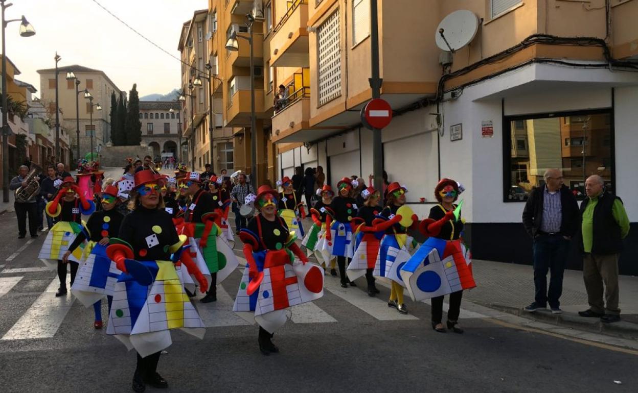 Foto de archivo del carnaval en la capital de El Comtat. 