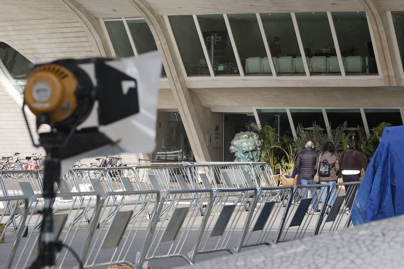 Fotos: Preparativos de la gala de los Premios Goya en Valencia