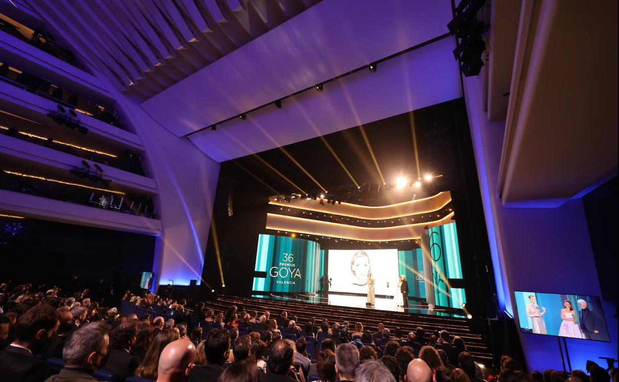 Un momento de la gala en el Palau de Les Arts. 