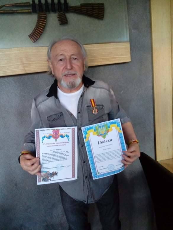 Mario García, voluntario de guerra valenciano en Ucrania.