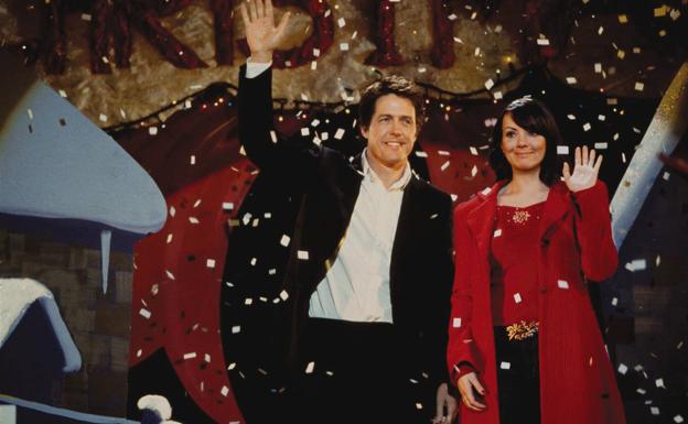 Hugh Grant y Martine McCutcheon en 'Love Actually'.