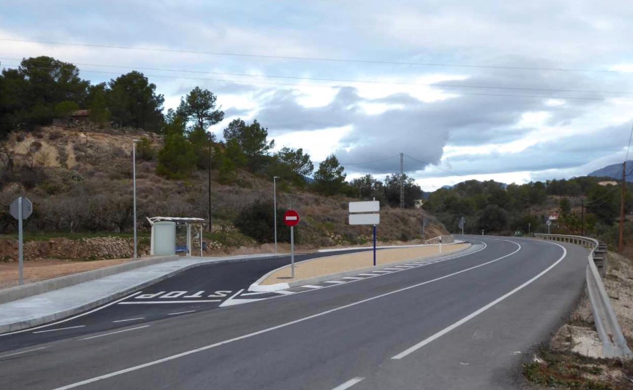 Estado actual del punto donde se quiere crear la rotonda