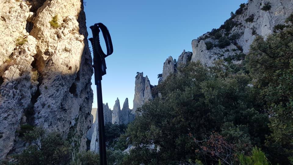 Paisaje de la ruta de les Agulles de Serrella. 