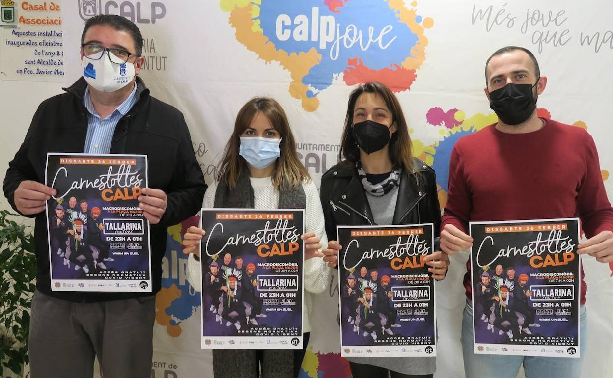 La presentación del cartel de Carnestoltes de Calp. 