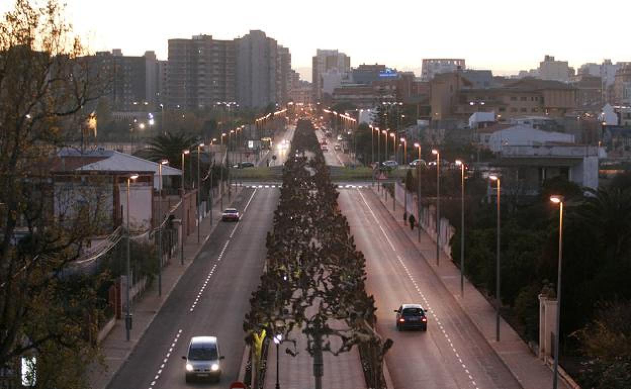 Imagen de archivo de la avenida Lidón de Castellón. 