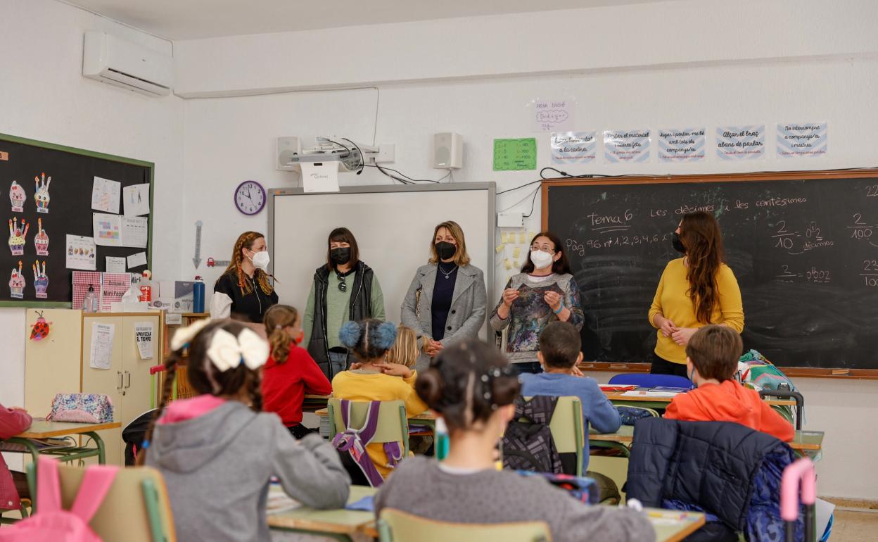 Imagen del taller realizado en el centro educativo alfasino